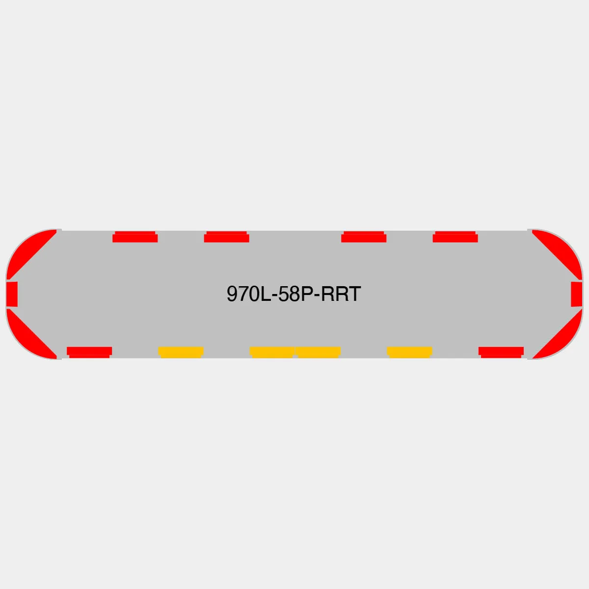 58" Scorpion Series NFPA LED Light Bar w/o Preemption