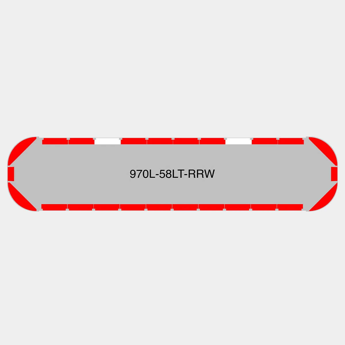 58" Scorpion Series NFPA LED Light Bar w/o Preemption