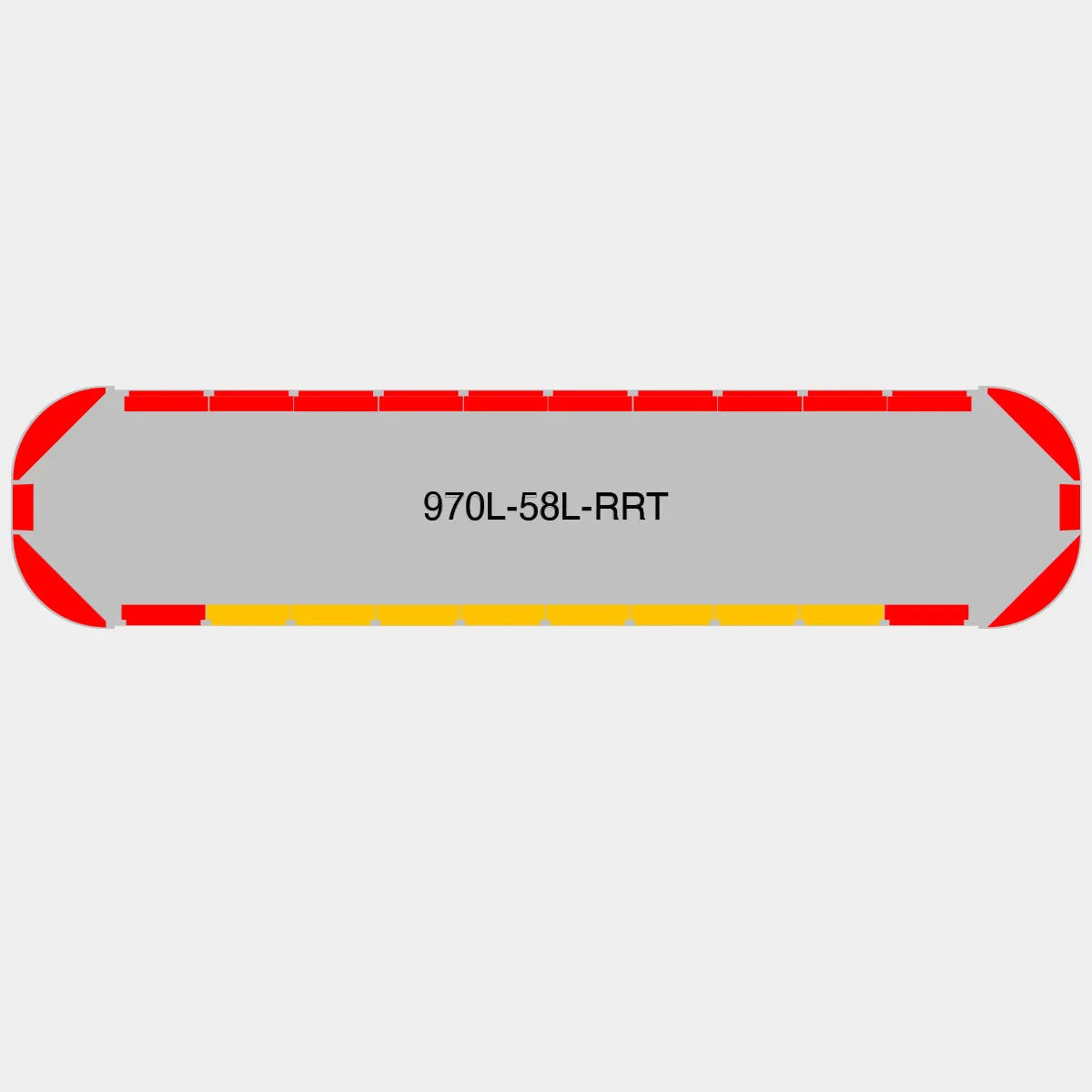 58" Scorpion Series NFPA LED Light Bar w/o Preemption