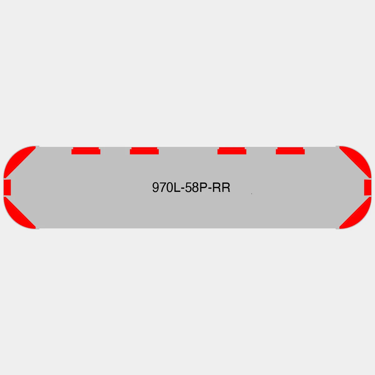 58" Scorpion Series NFPA LED Light Bar w/o Preemption