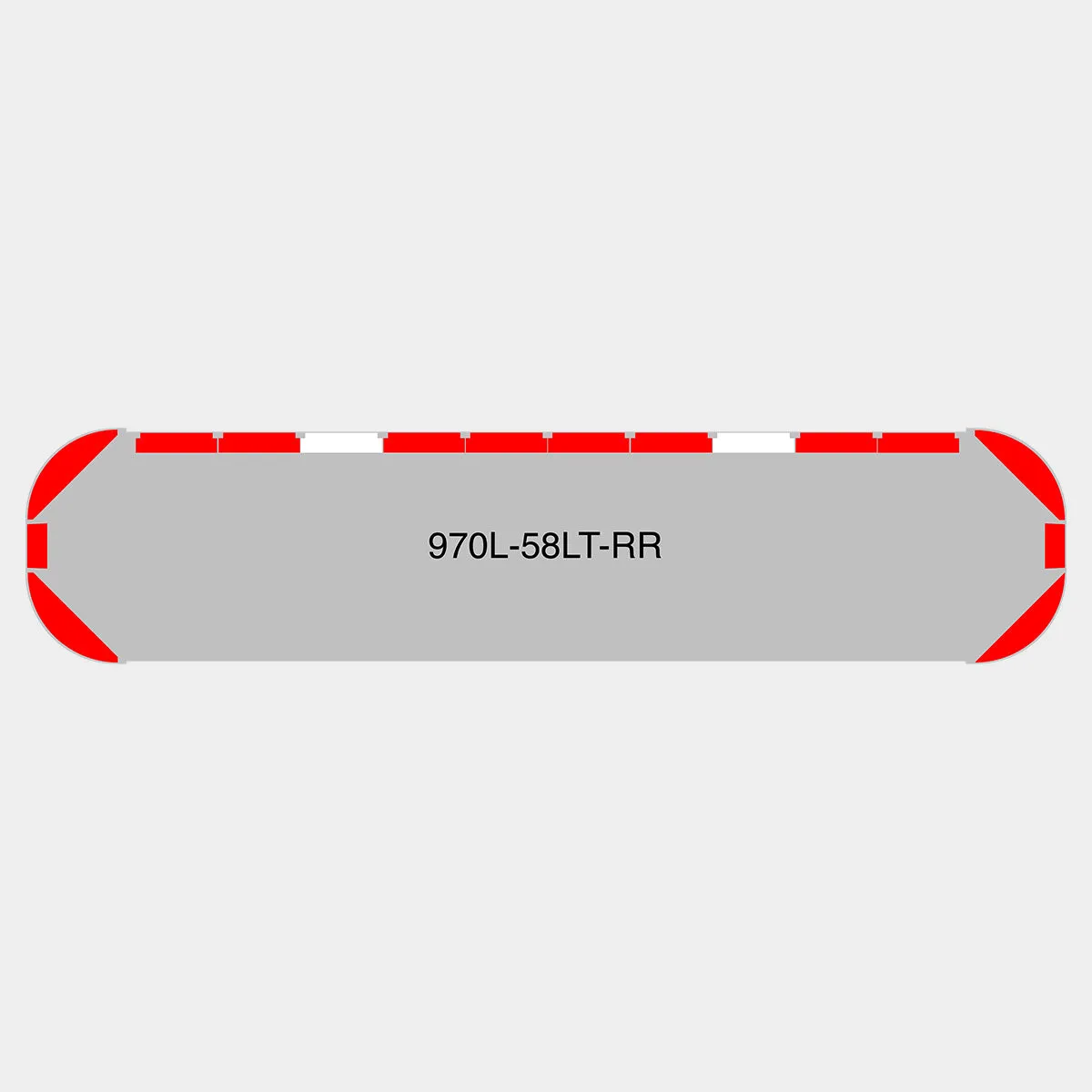 58" Scorpion Series NFPA LED Light Bar w/o Preemption
