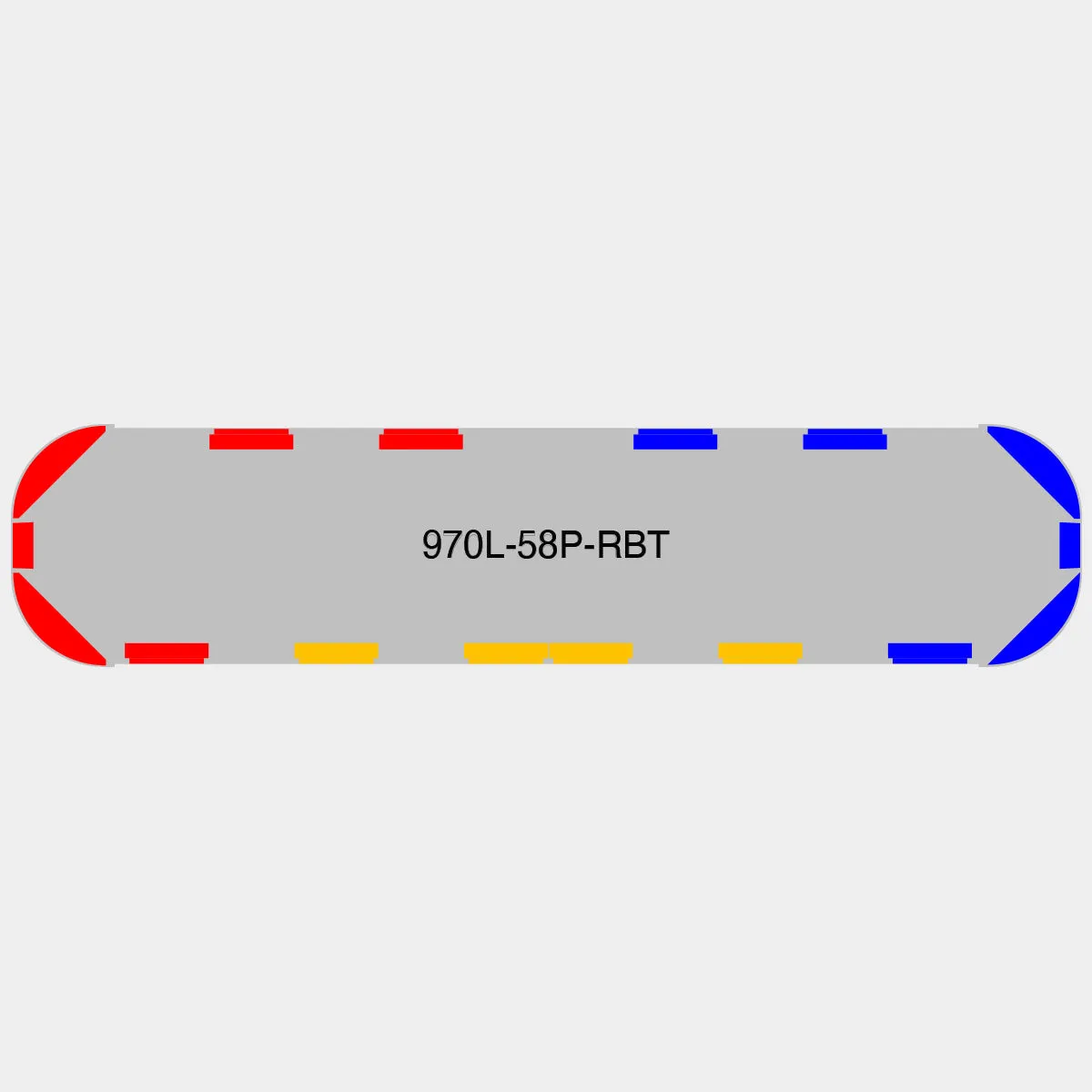 58" Scorpion Series NFPA LED Light Bar w/o Preemption