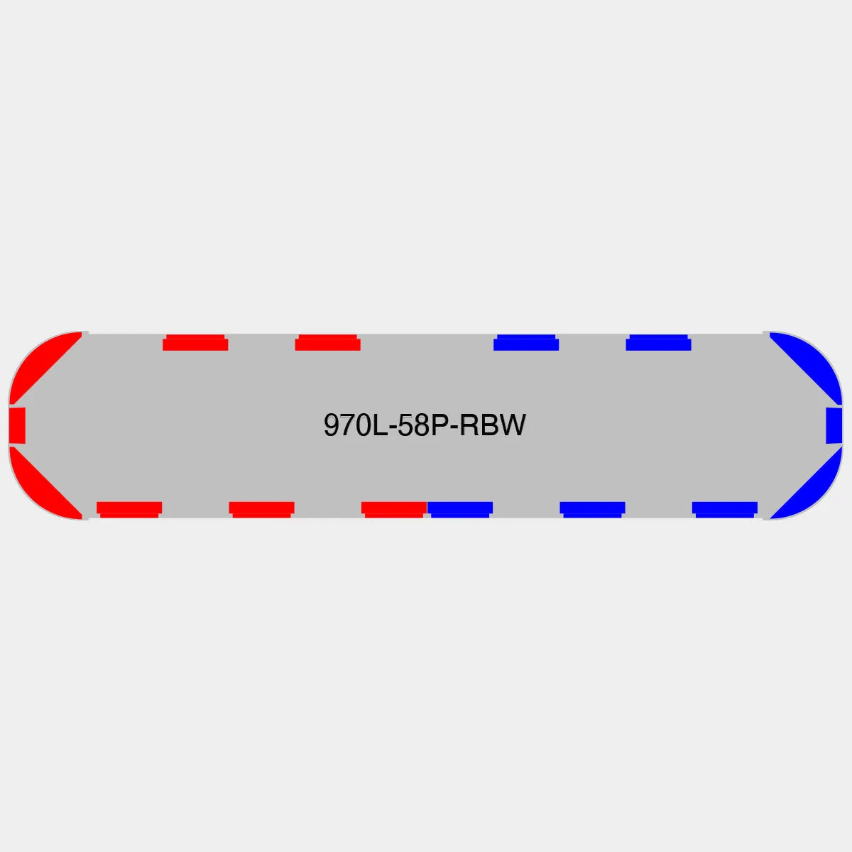 58" Scorpion Series NFPA LED Light Bar w/o Preemption