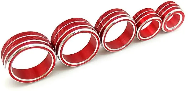 5pcs Center  Console  Knobs  Ac  Air  Conditioning