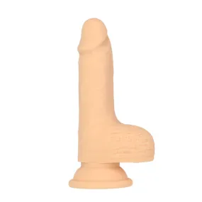 6.5" Thrusting Dong With Remote - Vanilla