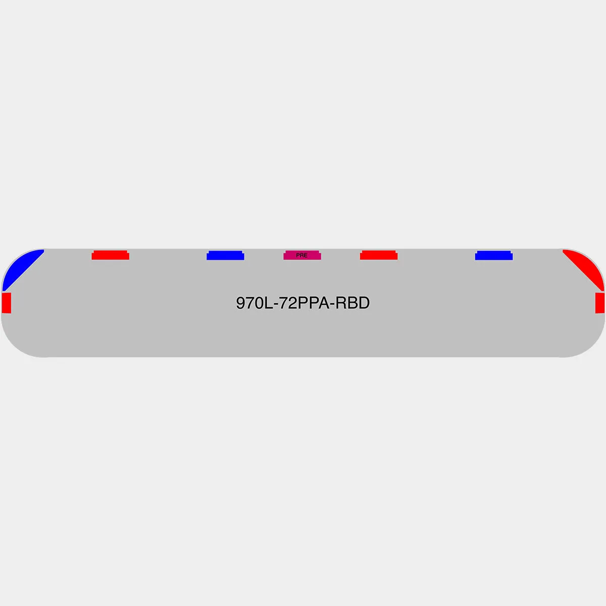 72" Scorpion Series NFPA LED Light Bar w/ Preemption