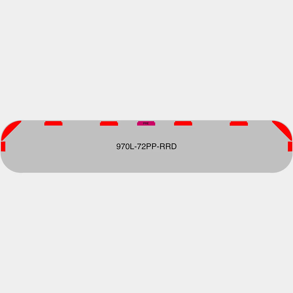 72" Scorpion Series NFPA LED Light Bar w/ Preemption
