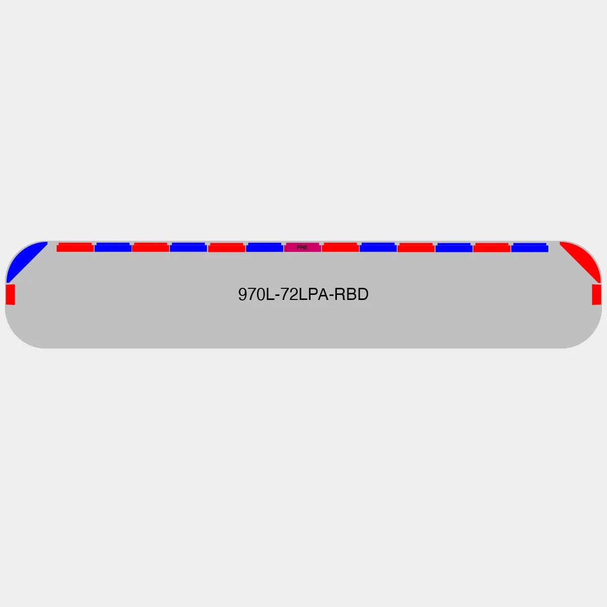 72" Scorpion Series NFPA LED Light Bar w/ Preemption