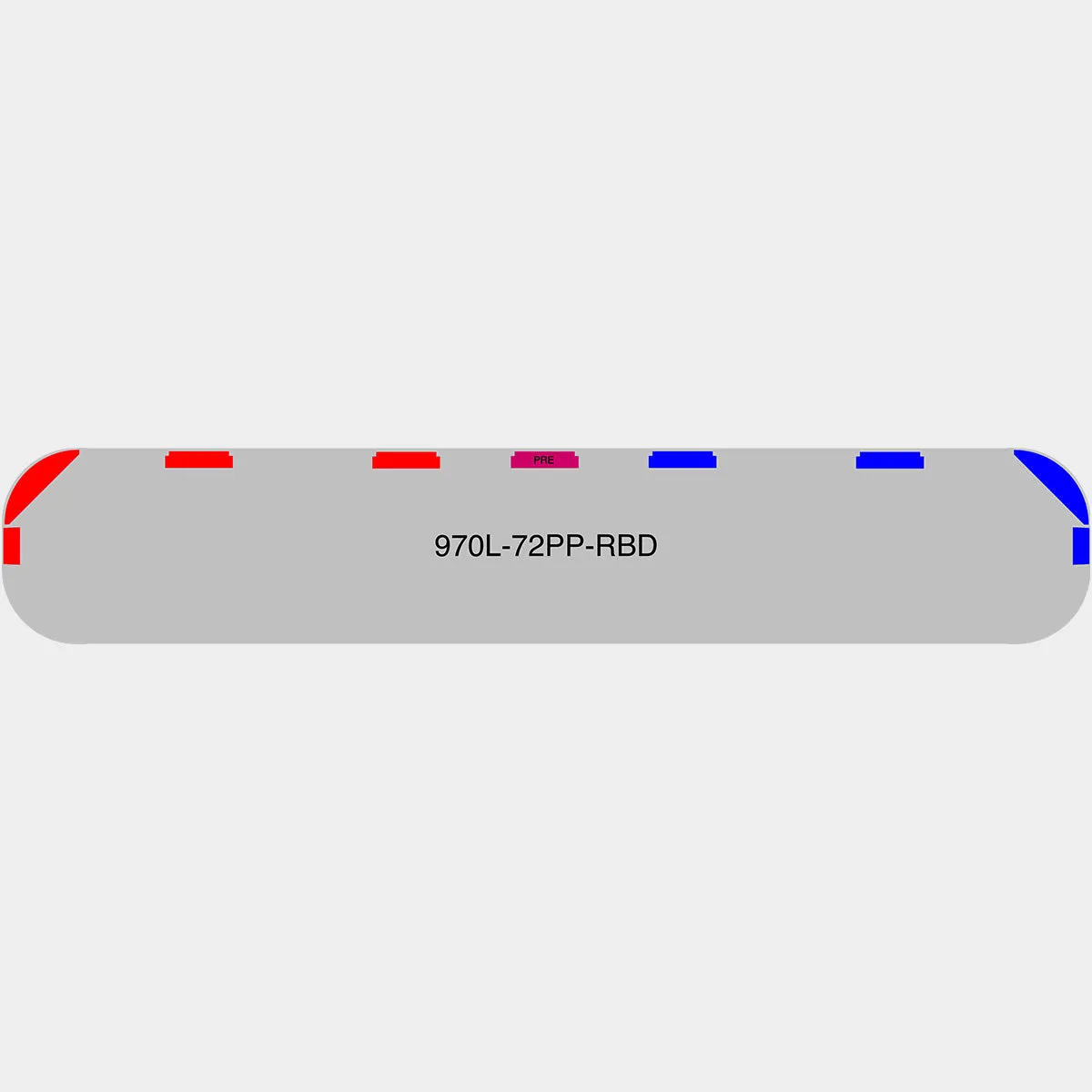 72" Scorpion Series NFPA LED Light Bar w/ Preemption