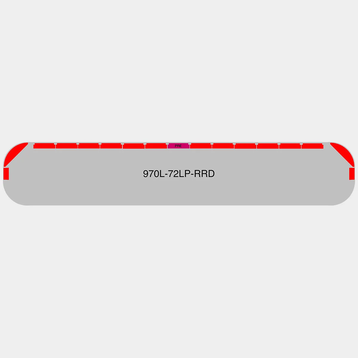 72" Scorpion Series NFPA LED Light Bar w/ Preemption