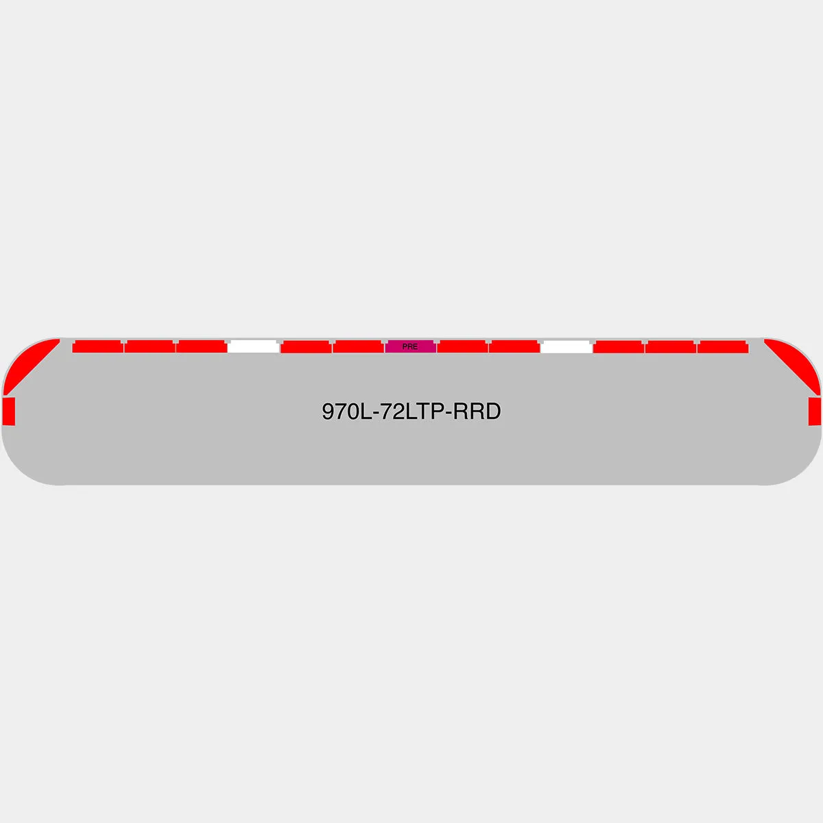 72" Scorpion Series NFPA LED Light Bar w/ Preemption