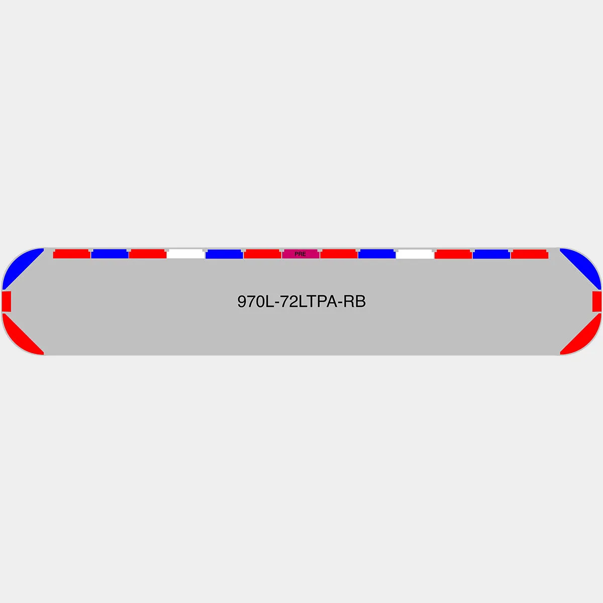 72" Scorpion Series NFPA LED Light Bar w/ Preemption