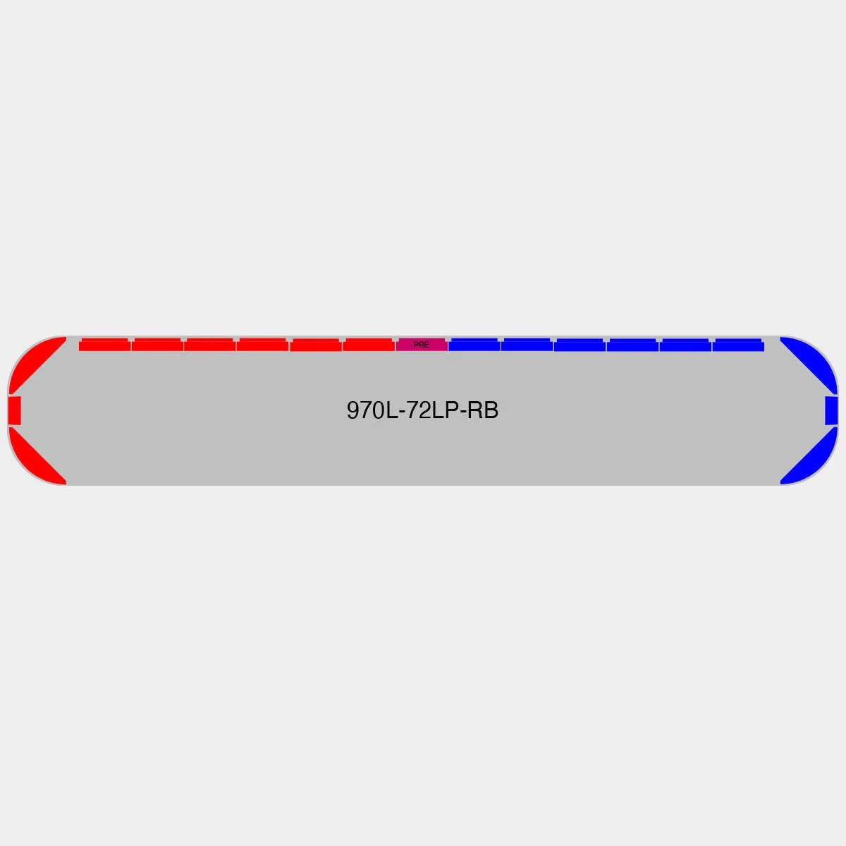72" Scorpion Series NFPA LED Light Bar w/ Preemption