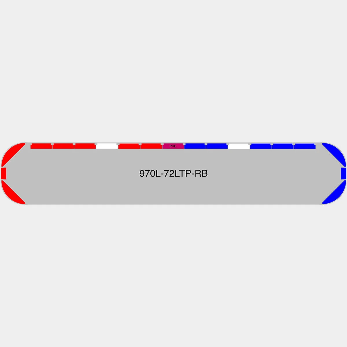 72" Scorpion Series NFPA LED Light Bar w/ Preemption