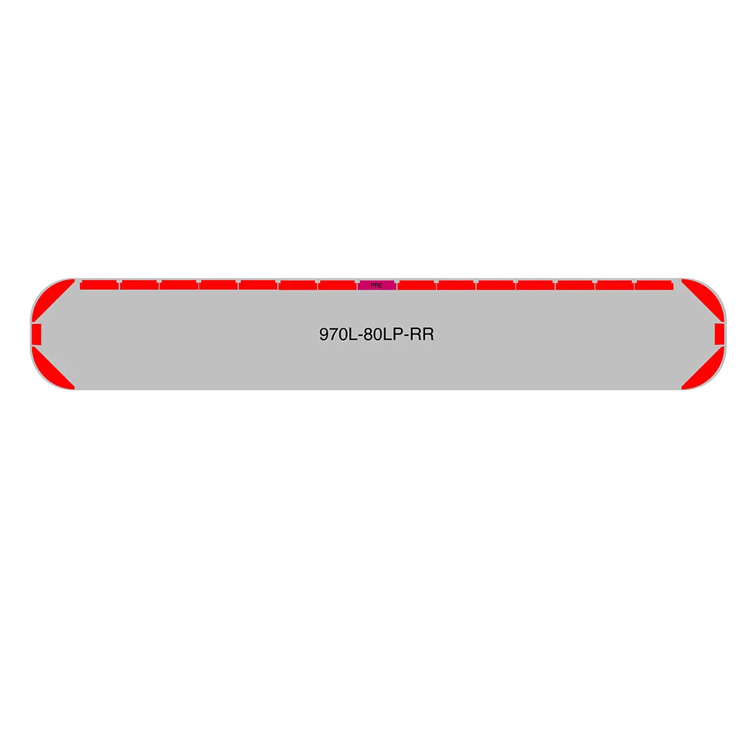 80" Scorpion Series NFPA LED Light Bar w/ Preemption