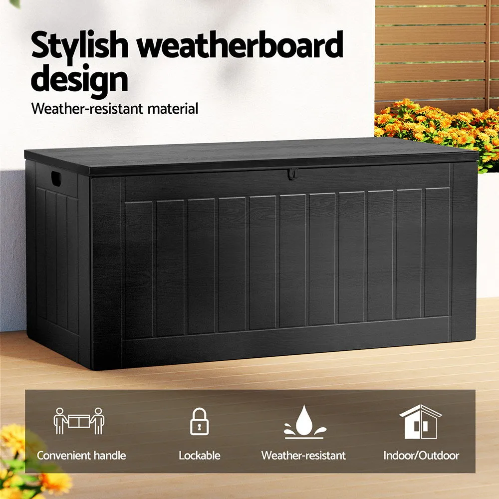 830L UV Weather-Resistant Outdoor Storage Bench - Gardeon