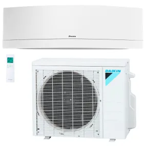 9,000 BTU Daikin Emura White 18 SEER Wall-Mounted Ductless Mini-Split Inverter Air Conditioner Heat Pump System (230 Volt) RX09RMVJU9A   FTXR09TVJUW