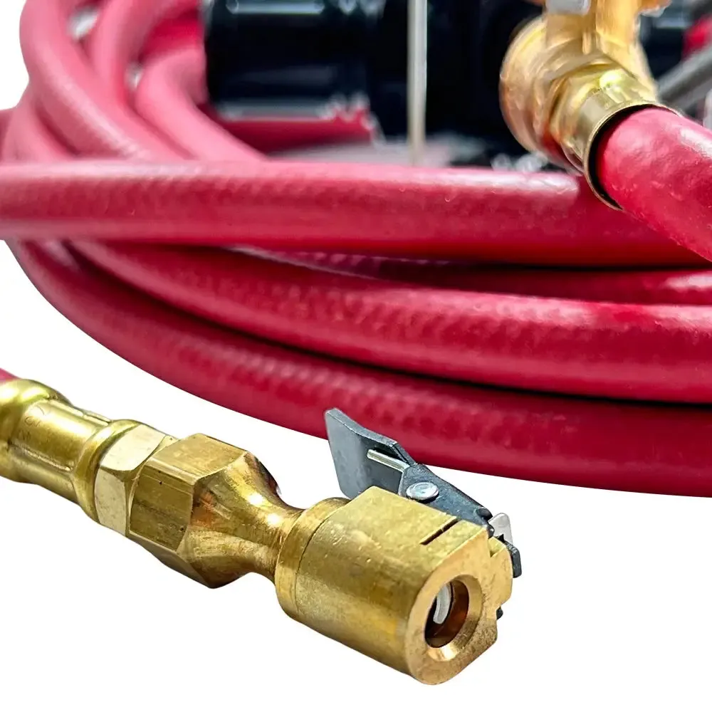AA Mountable Tire Inflator w/ Adj Regulator, 25 ft Hose, 0-160 PSI - 40-148
