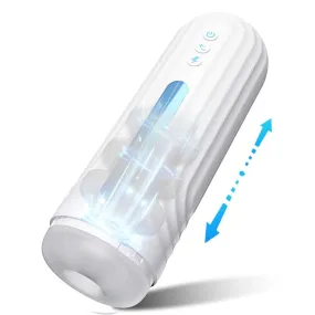 Advanced Automatic Telescopic Male Masturbation Device - Masturbation Cup with Realistic Vaginal Stimulation for Ultimate Pleasure