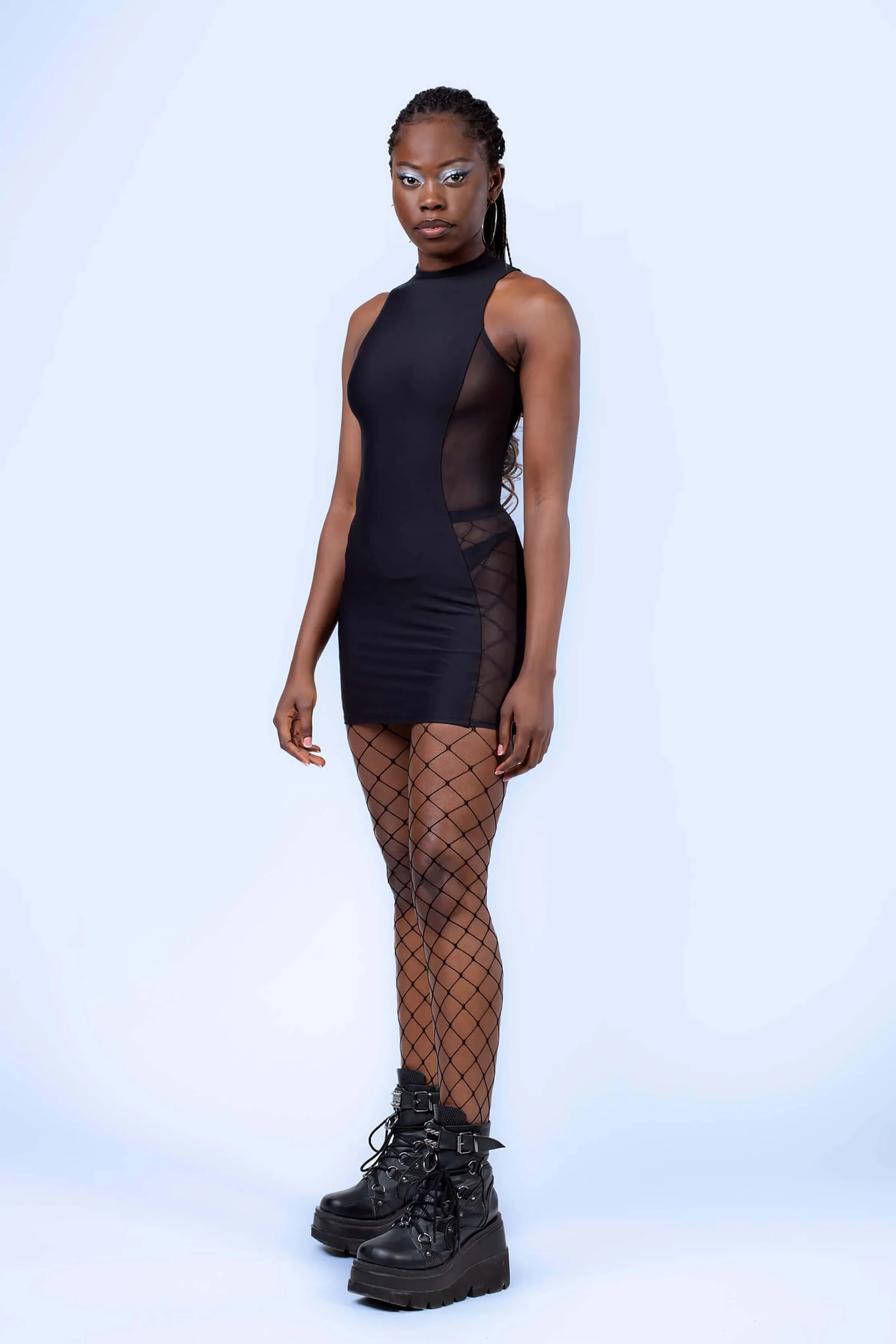 Bad Reputation Paneled Mini Dress