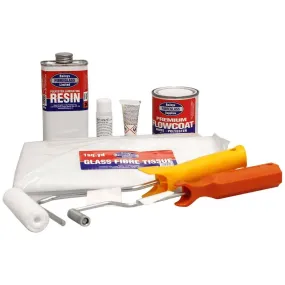 Baileys Fibreglass Gelcoat Repair Kit with Tools (4 sq ft / 250g) for High Qual