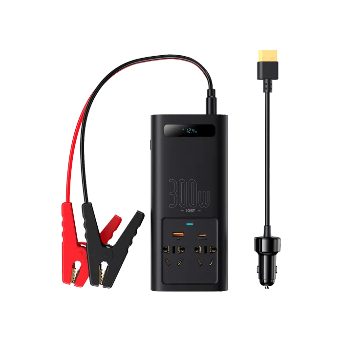 Baseus IGBT Power Inverter 300W - Black