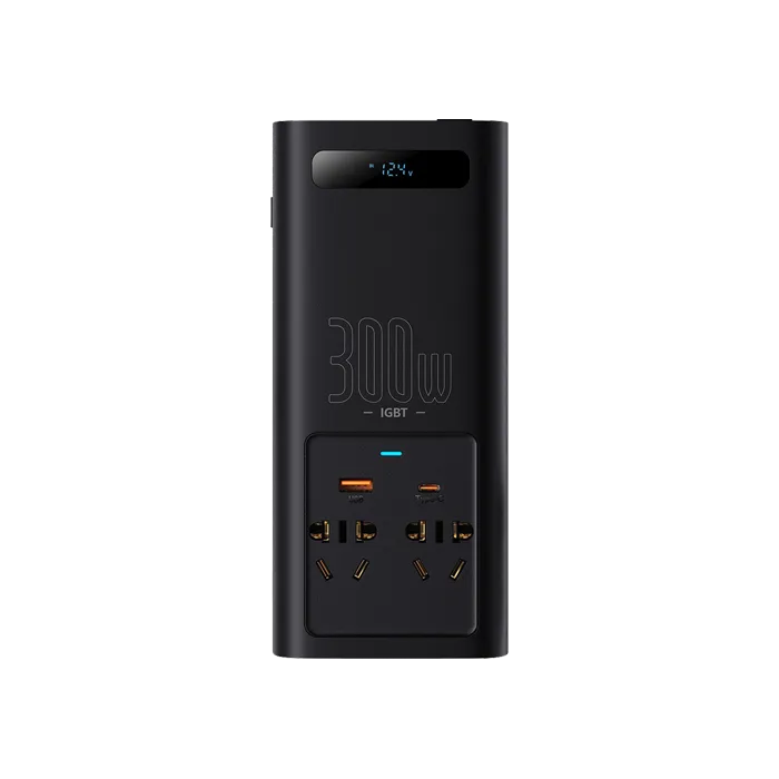 Baseus IGBT Power Inverter 300W - Black