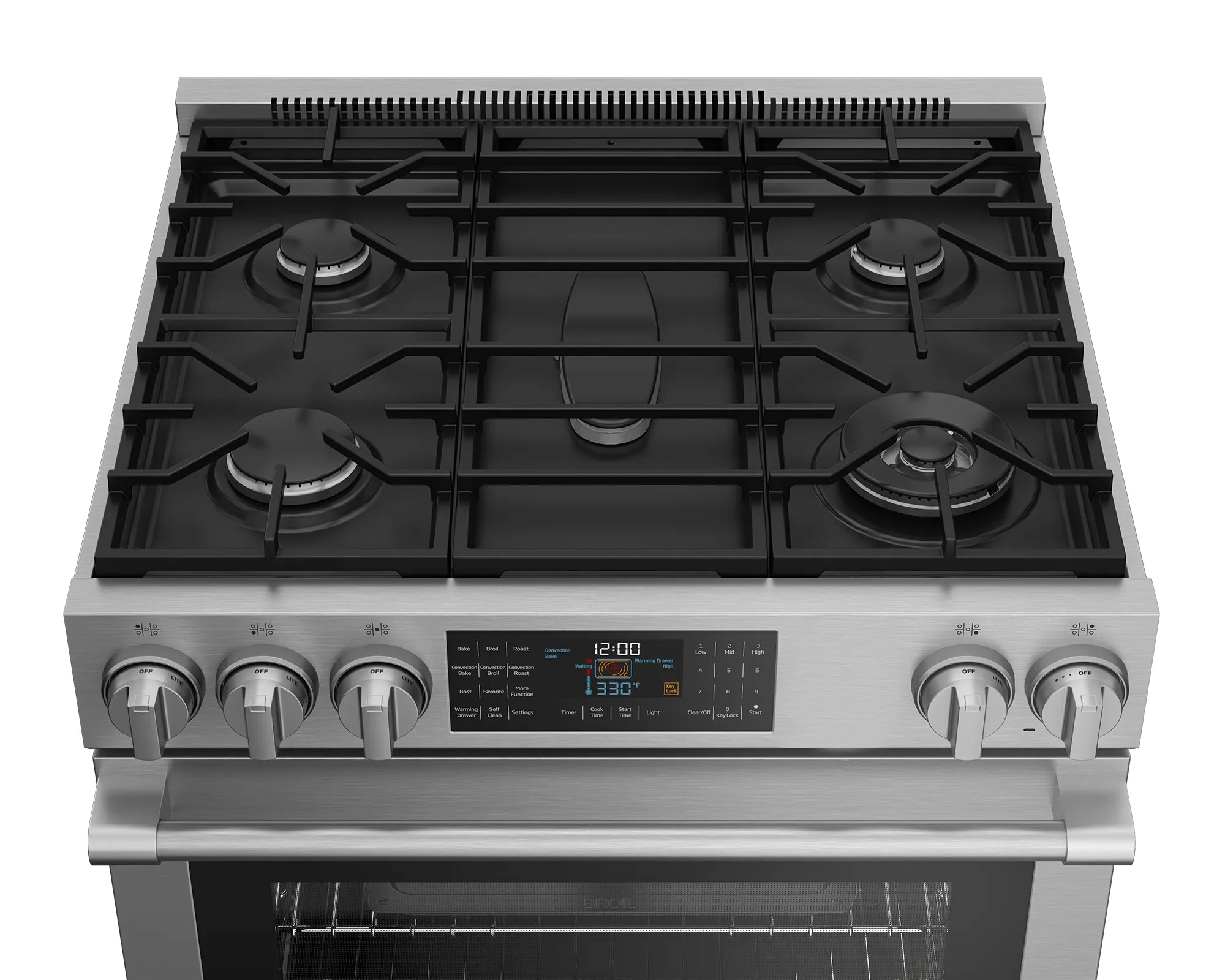 Beko SLGR30532SS 30"" Slide-In Range