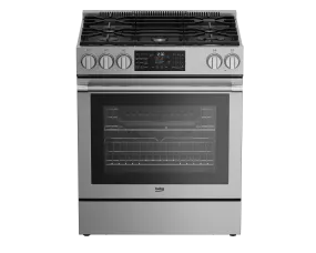 Beko SLGR30532SS 30"" Slide-In Range
