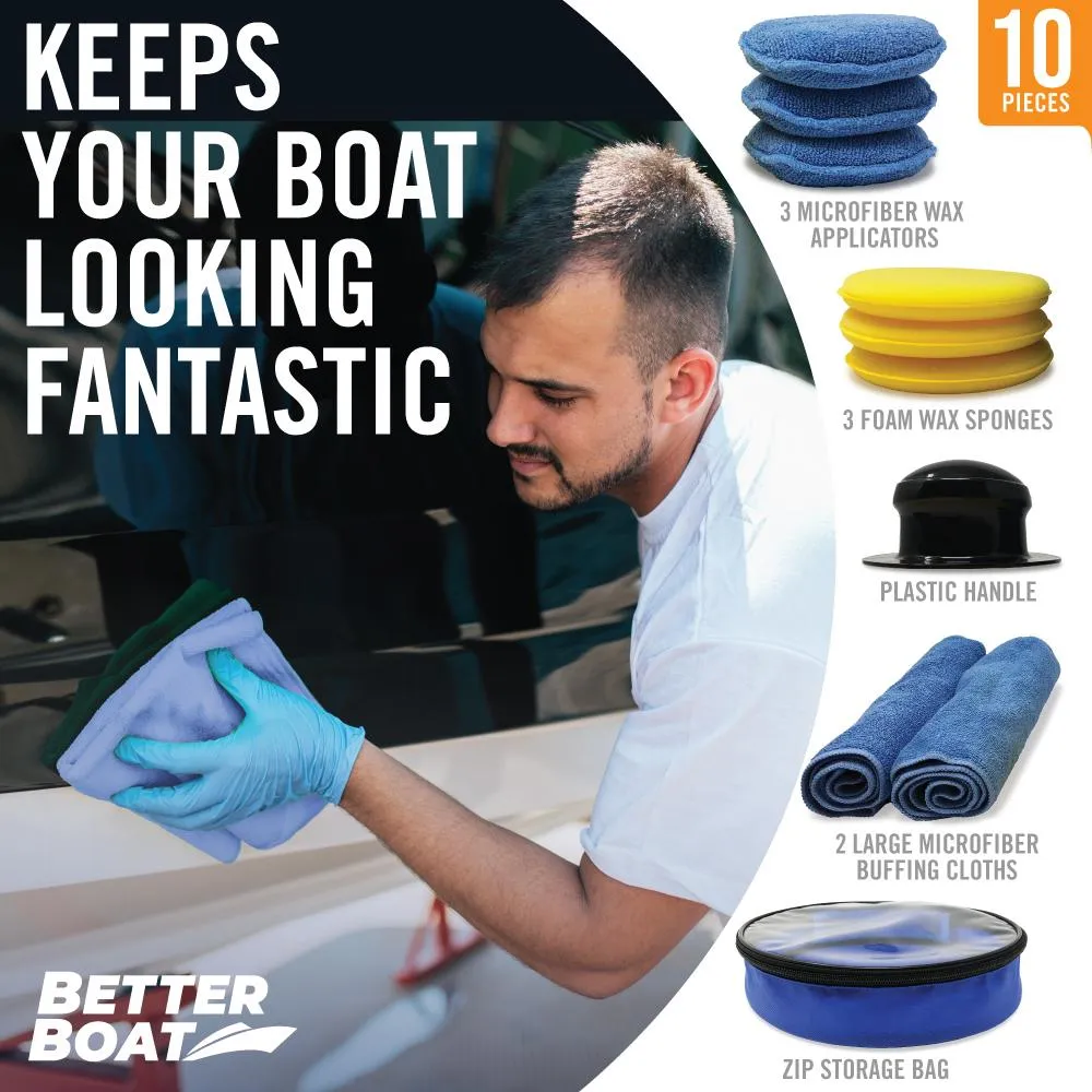 Better Boat Microfiber Wax Applicator Set