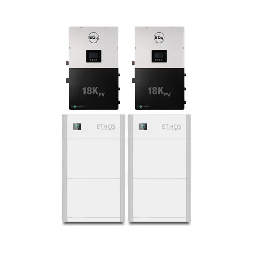 BigBattery | ETHOS Battery EG4-18Kpv Bundle - Outdoor Energy System | 24kW Output Total w/ 20.4kWh to 61.4kWh [BNDL-B0005]