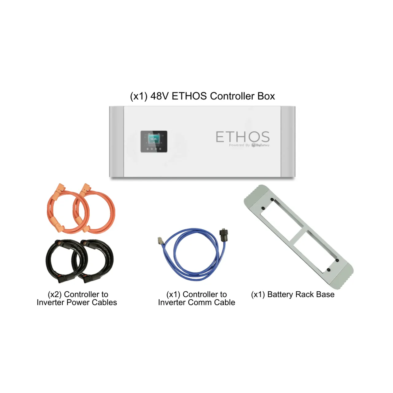 BigBattery | ETHOS Battery EG4-18Kpv Bundle - Outdoor Energy System | 24kW Output Total w/ 20.4kWh to 61.4kWh [BNDL-B0005]