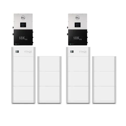 BigBattery | ETHOS Battery EG4-18Kpv Bundle - Outdoor Energy System | 24kW Output Total w/ 20.4kWh to 61.4kWh [BNDL-B0005]