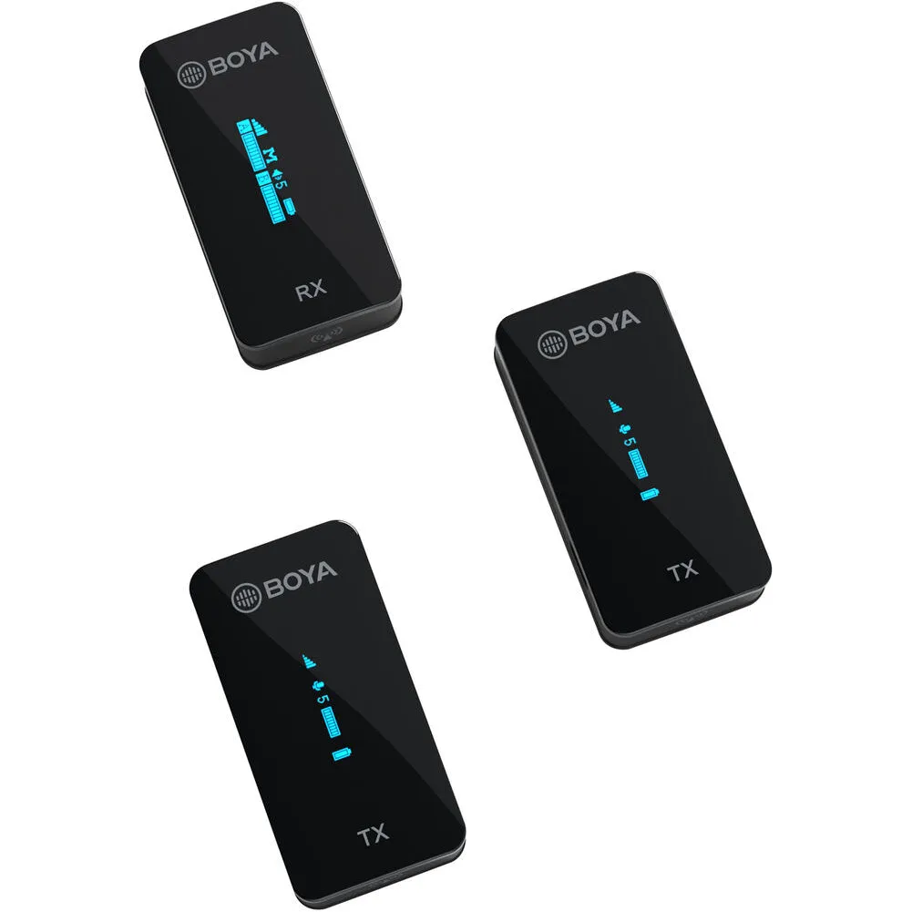 Boya BY-XM6-S2 Ultra-compact 2.4GHz Wireless Microphone Kit
