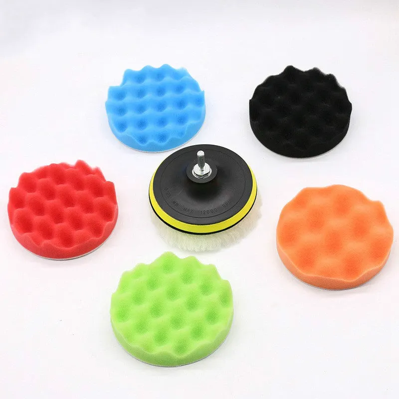 Car Polishing Pad 3/4/5/6/7 inch Sponge Buffing Waxing Pack of 8
