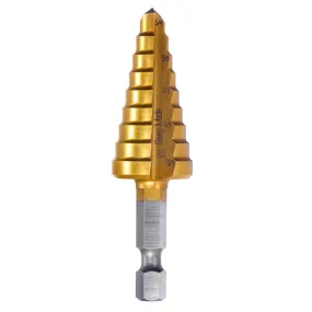 Champion 1/4" - 3/4" Hex Shank Multi-Step Drill - MSD-HEX-3