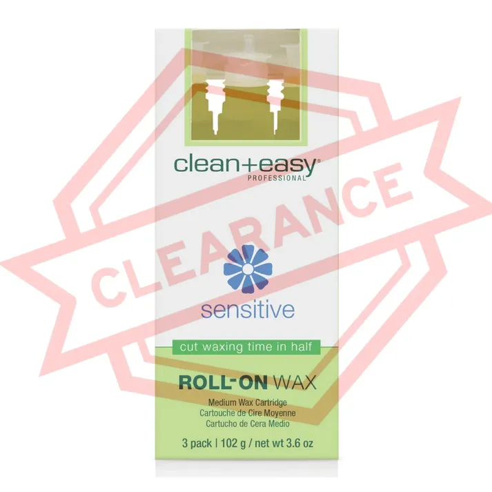 Clean & Easy - Roll-On Wax Medium Refills Sensitive [3]