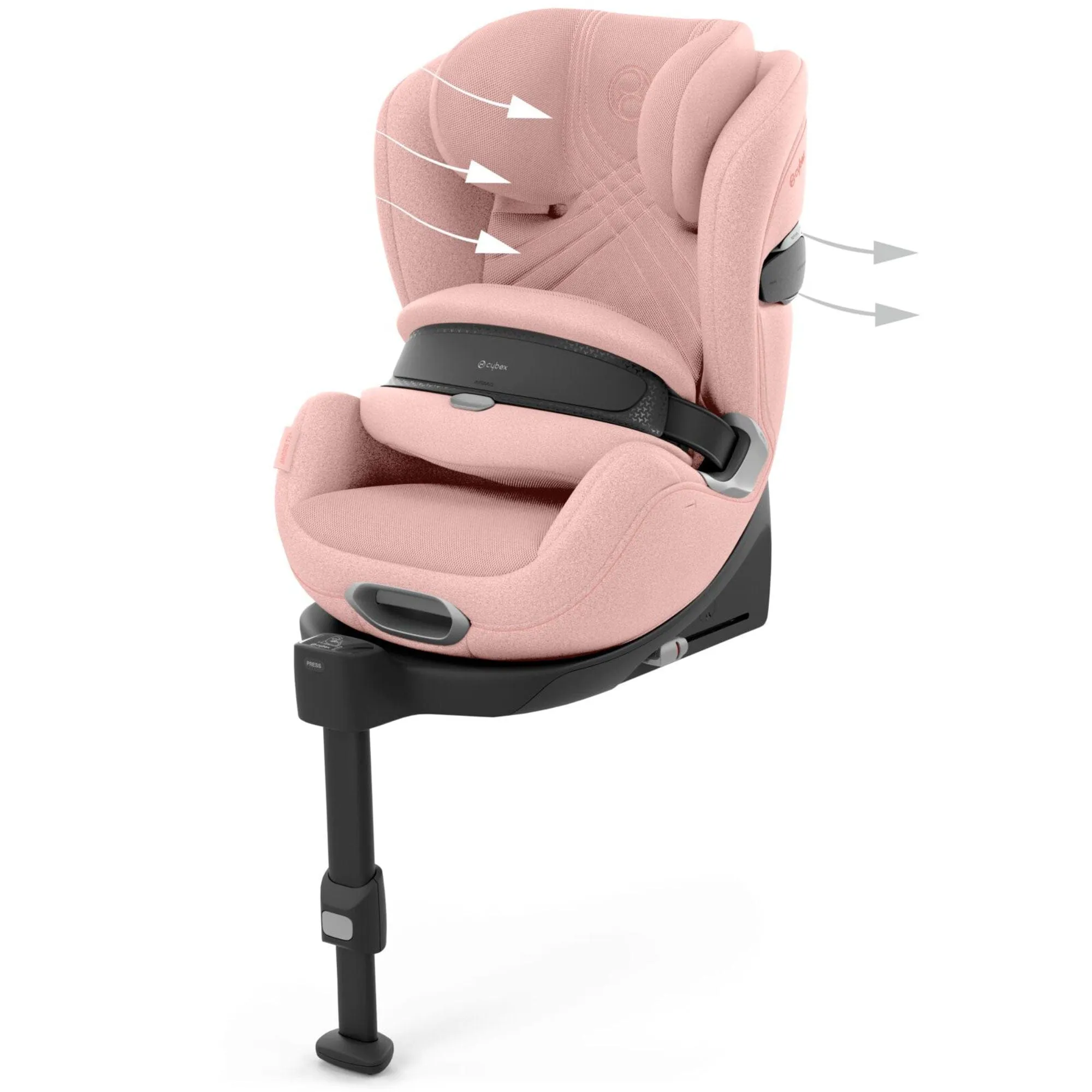 Cybex Anoris T2 i-Size Plus Car Seat - Peach Pink