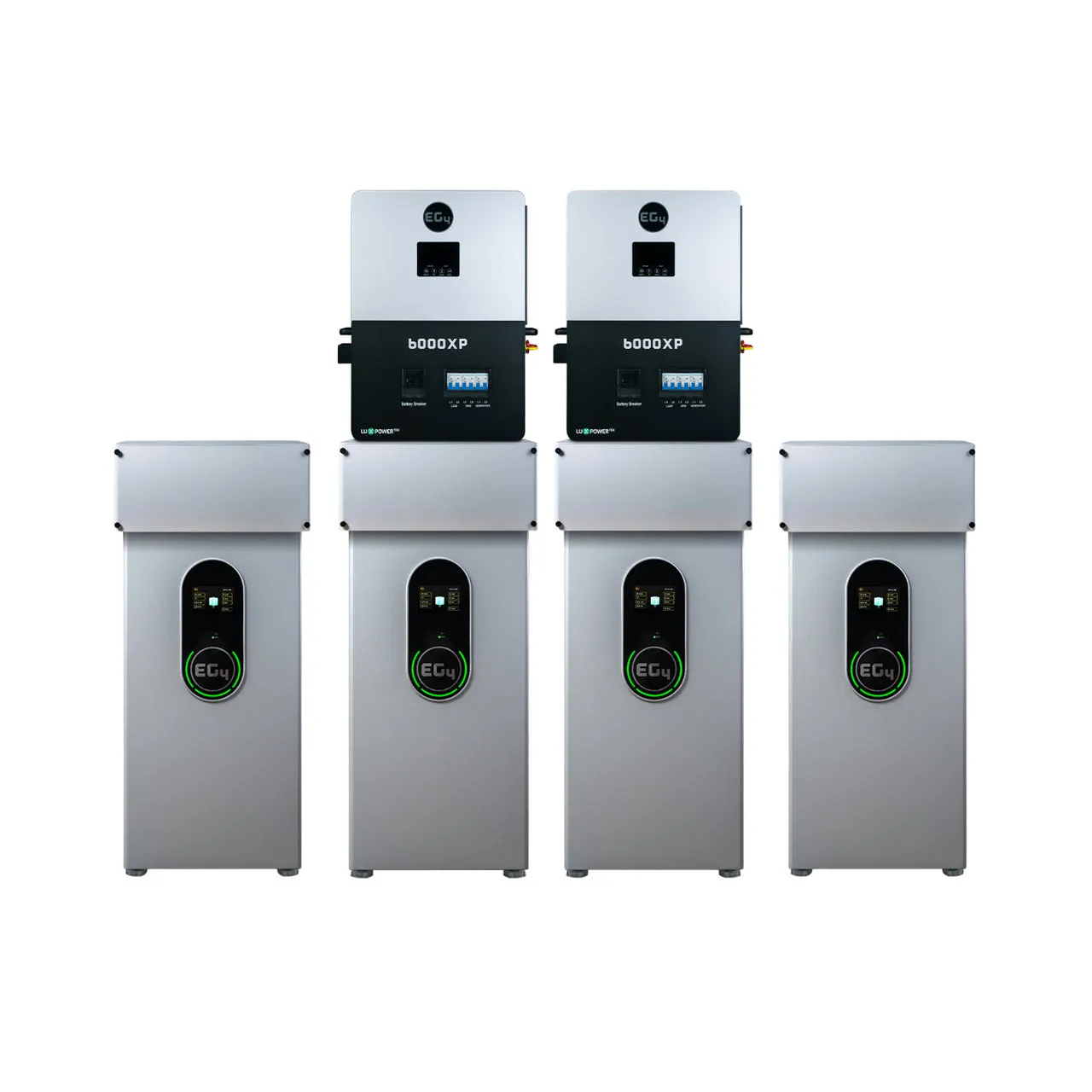 EG4 48V Indoor 280Ah WallMount Battery & EG4 6000XP Off-Grid Inverter Bundle 8000W PV Input | 6000W Output | All-In-One Solar Inverter
