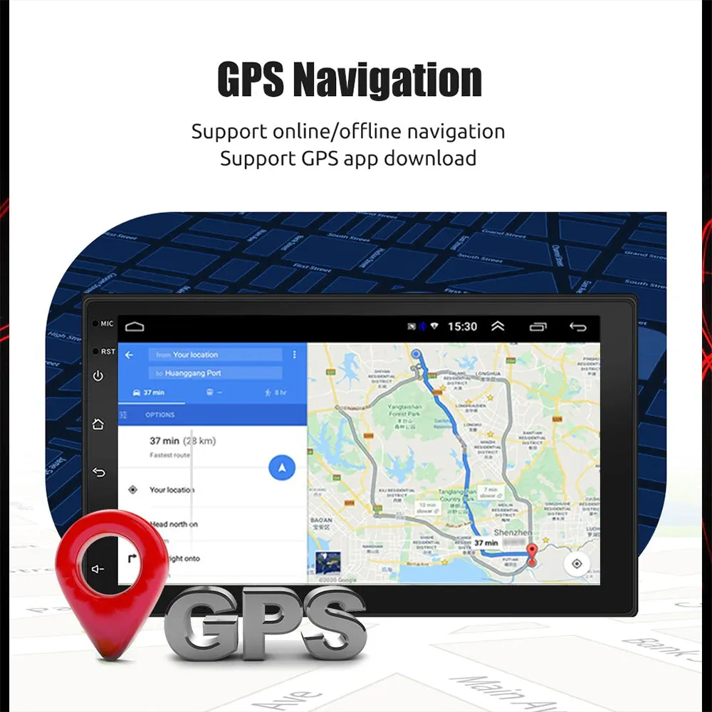 ESSGOO 2 Din Android Car Radio Carplay 7 9 10 Inch Car Multimedia Video Player Stereo Radio GPS For Tesla Style Nissan Hyundai