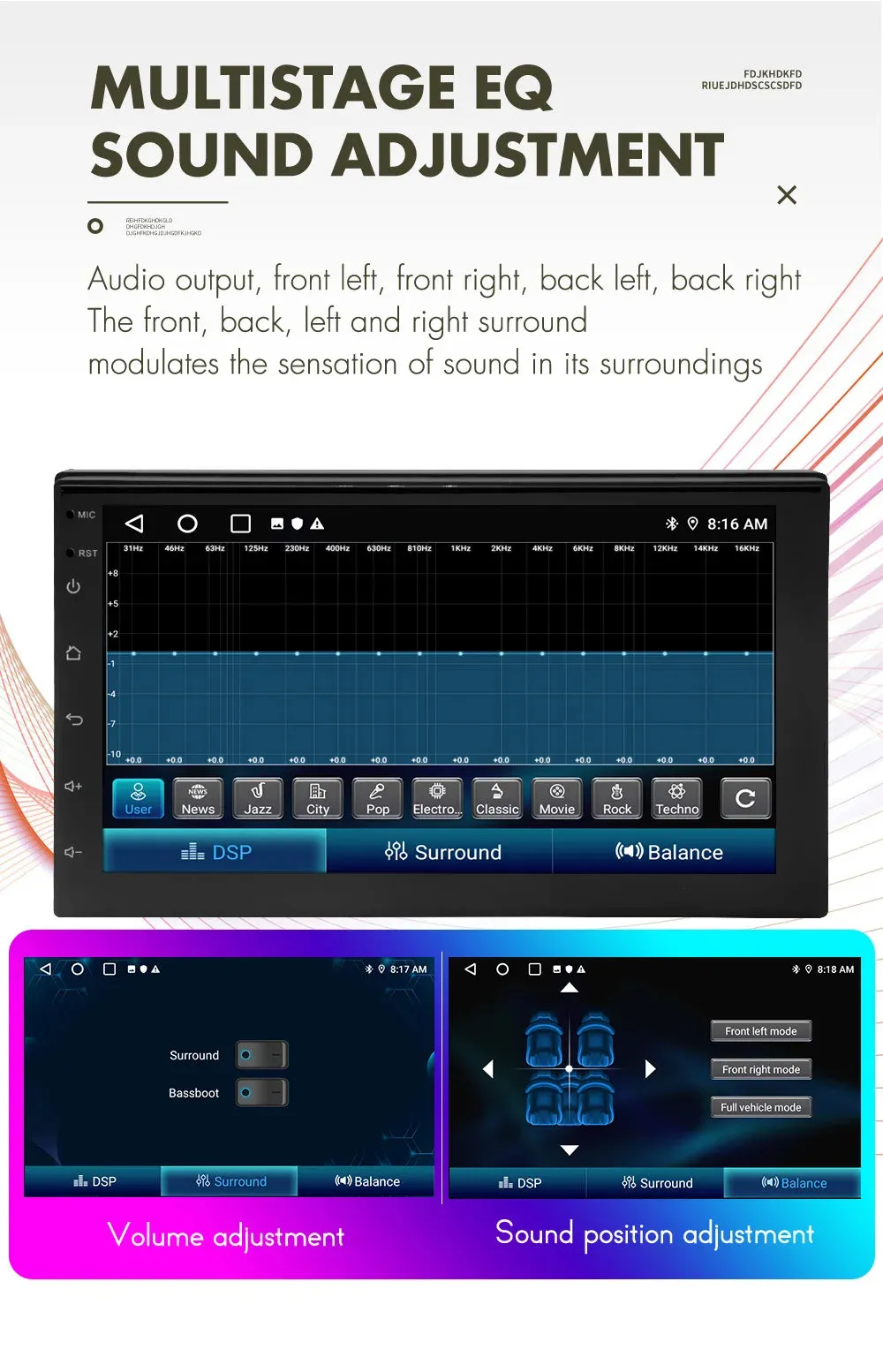 ESSGOO 2 Din Android Car Radio Carplay 7 9 10 Inch Car Multimedia Video Player Stereo Radio GPS For Tesla Style Nissan Hyundai