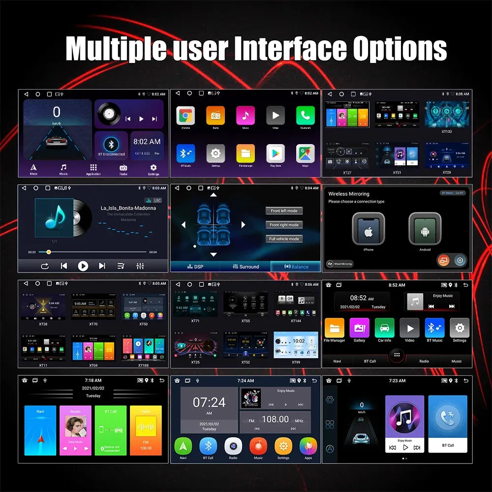 ESSGOO 2 Din Android Car Radio Carplay 7 9 10 Inch Car Multimedia Video Player Stereo Radio GPS For Tesla Style Nissan Hyundai