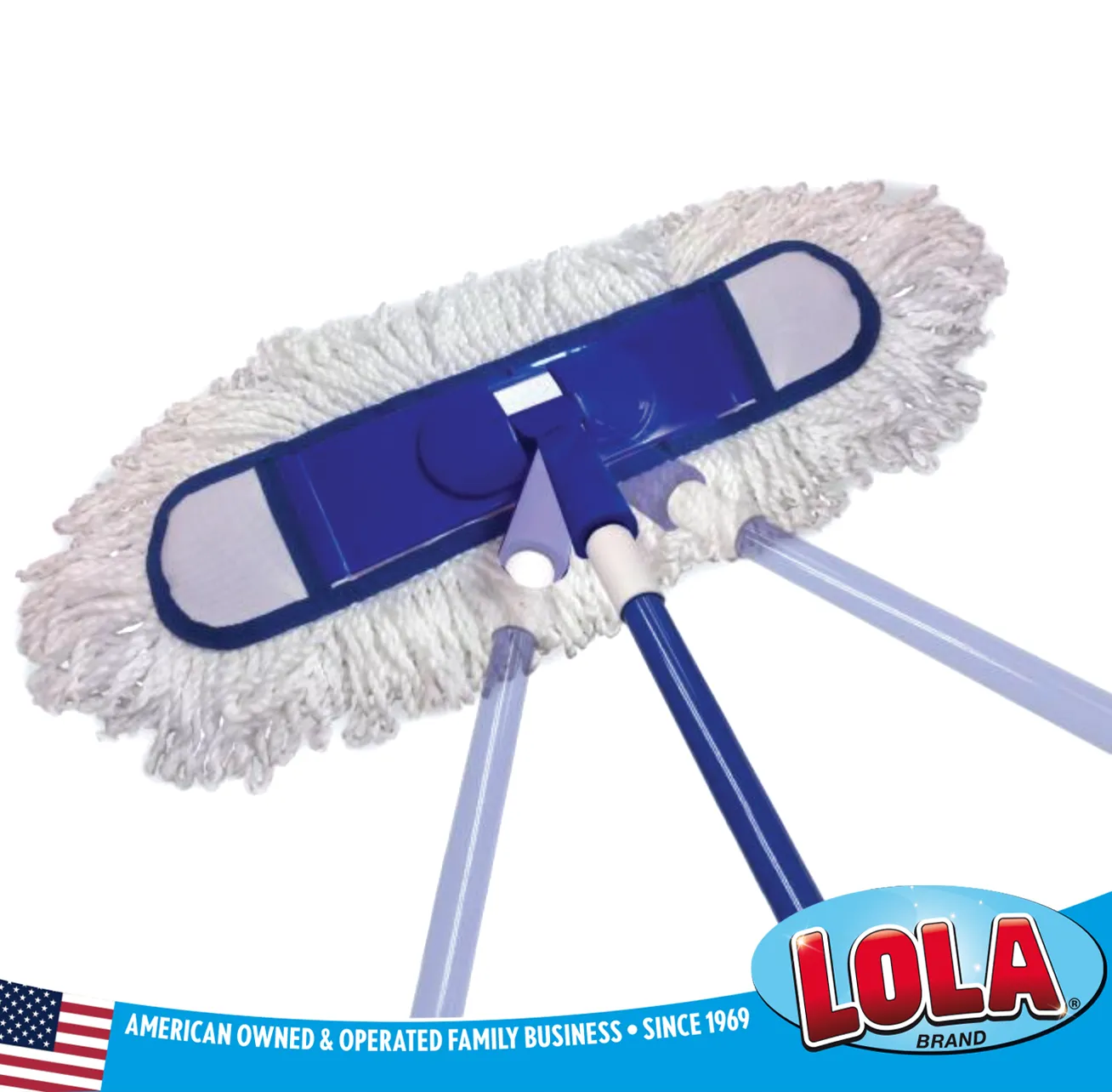 Flexible Dust Mop w/ Extender Handle