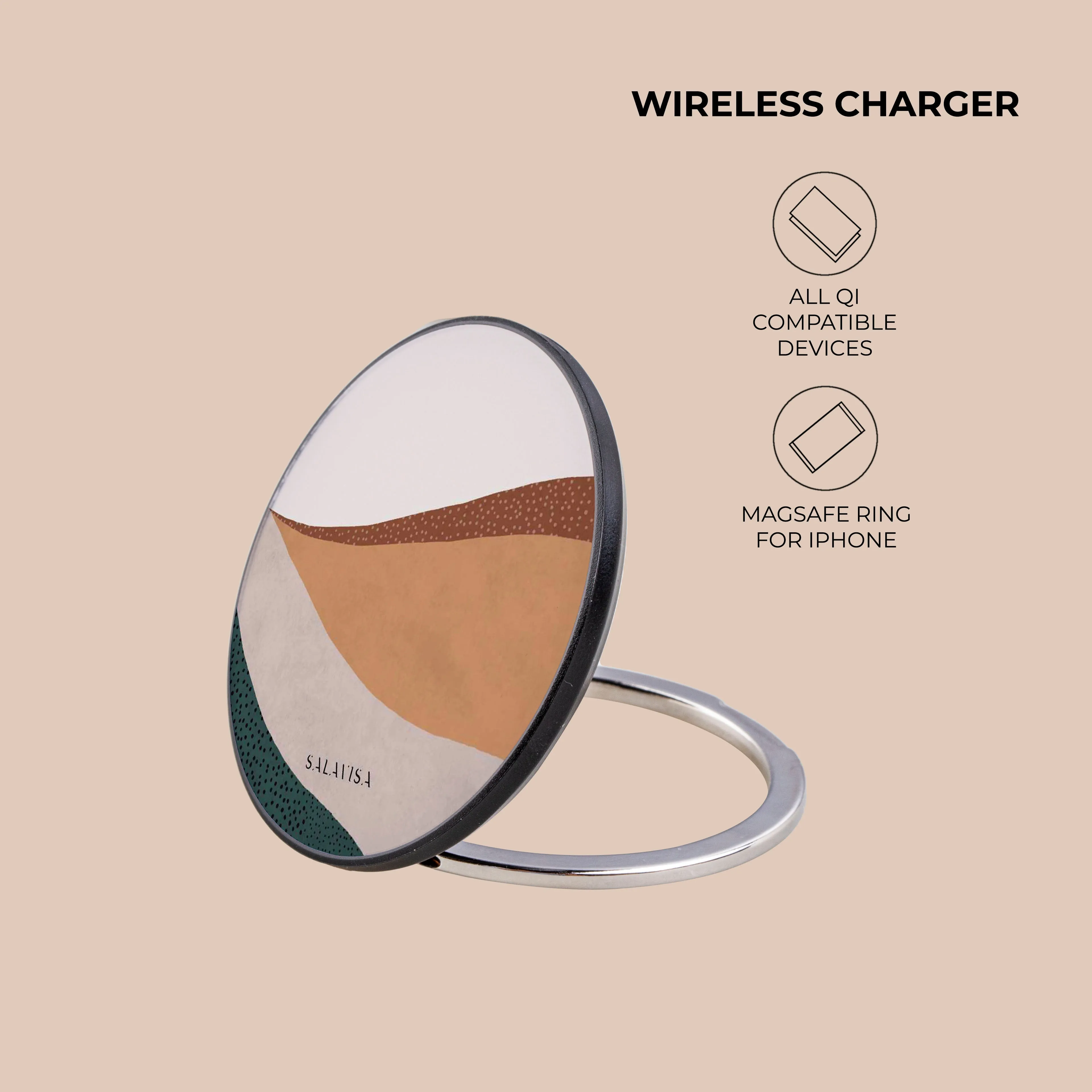 Green Mountain Climb Wireless Charger