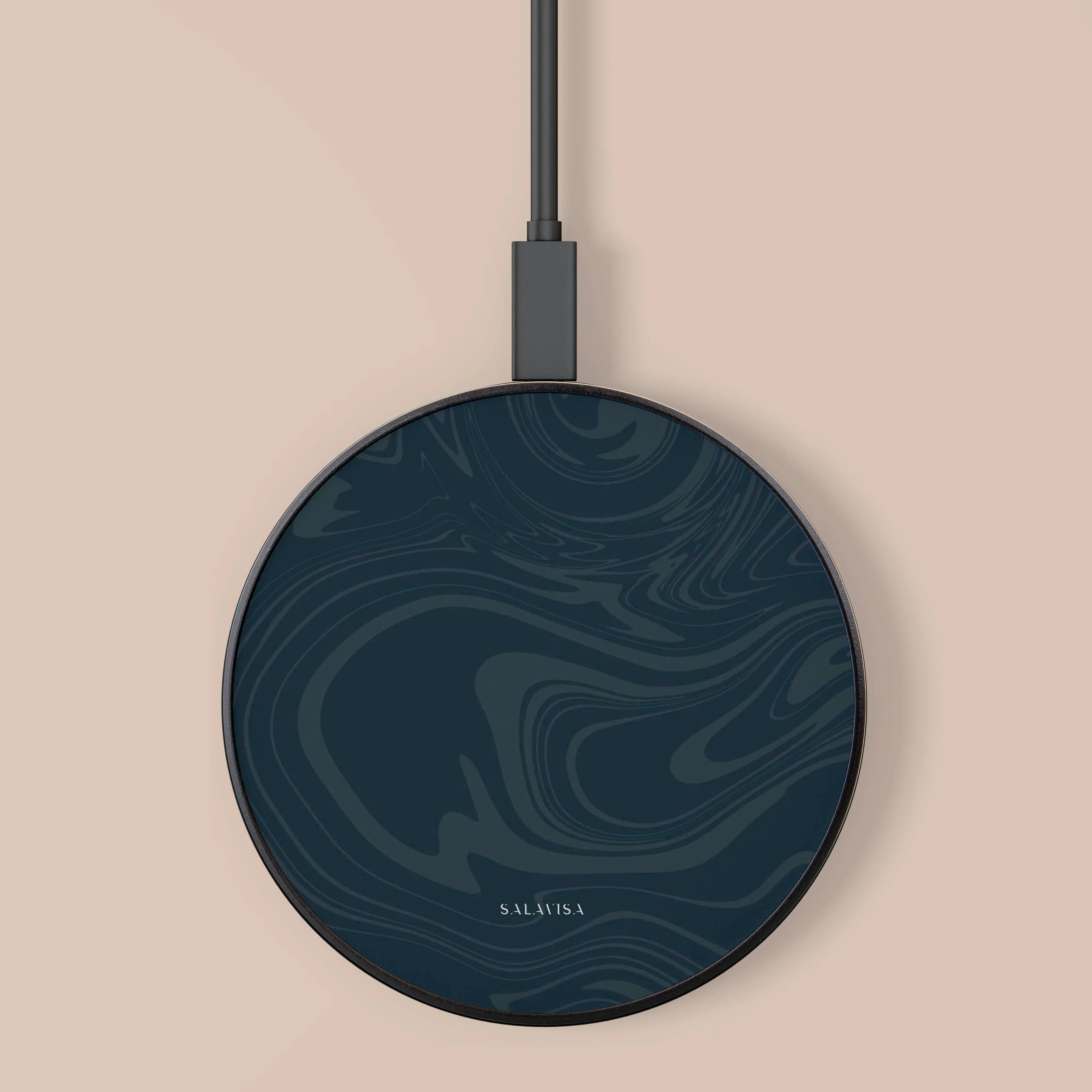 Green Swirl Wireless Charger