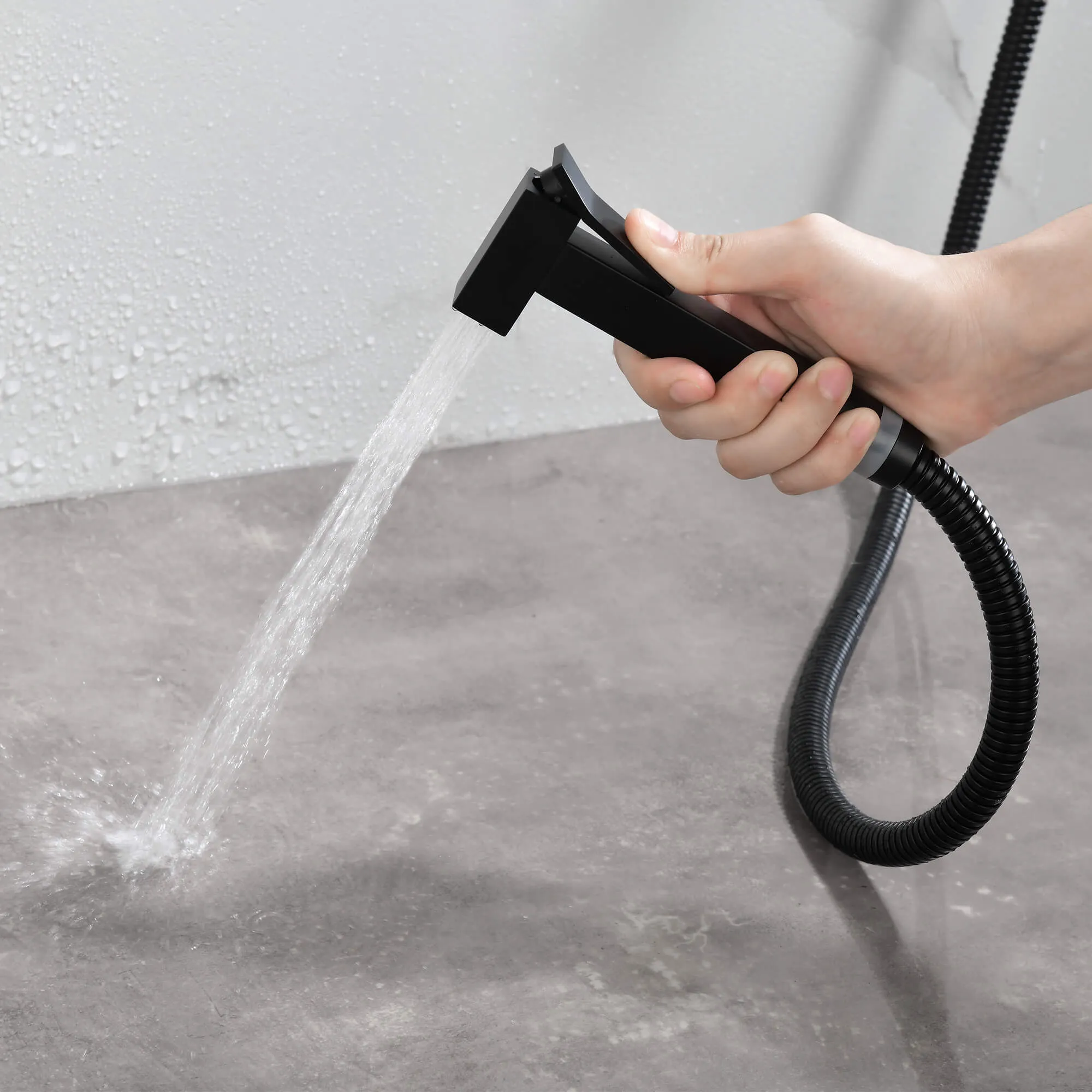 Handheld Bidet Sprayer for Toilet Brass Bathroom Cloth Diaper Sprayer Set JK0190