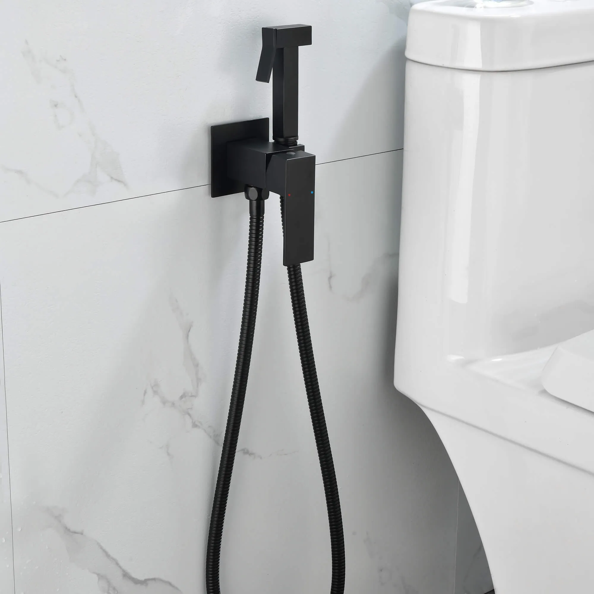 Handheld Bidet Sprayer for Toilet Brass Bathroom Cloth Diaper Sprayer Set JK0190