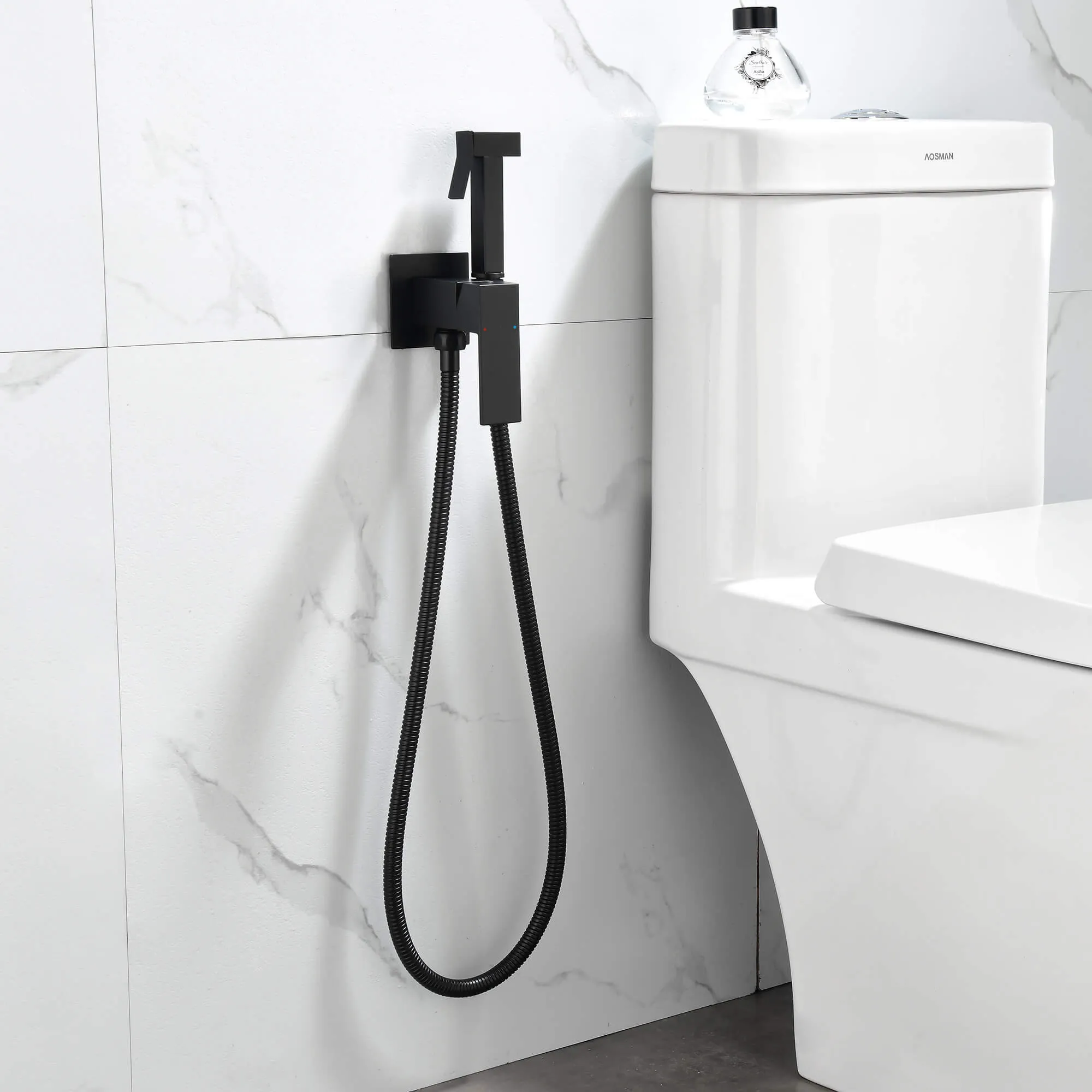 Handheld Bidet Sprayer for Toilet Brass Bathroom Cloth Diaper Sprayer Set JK0190