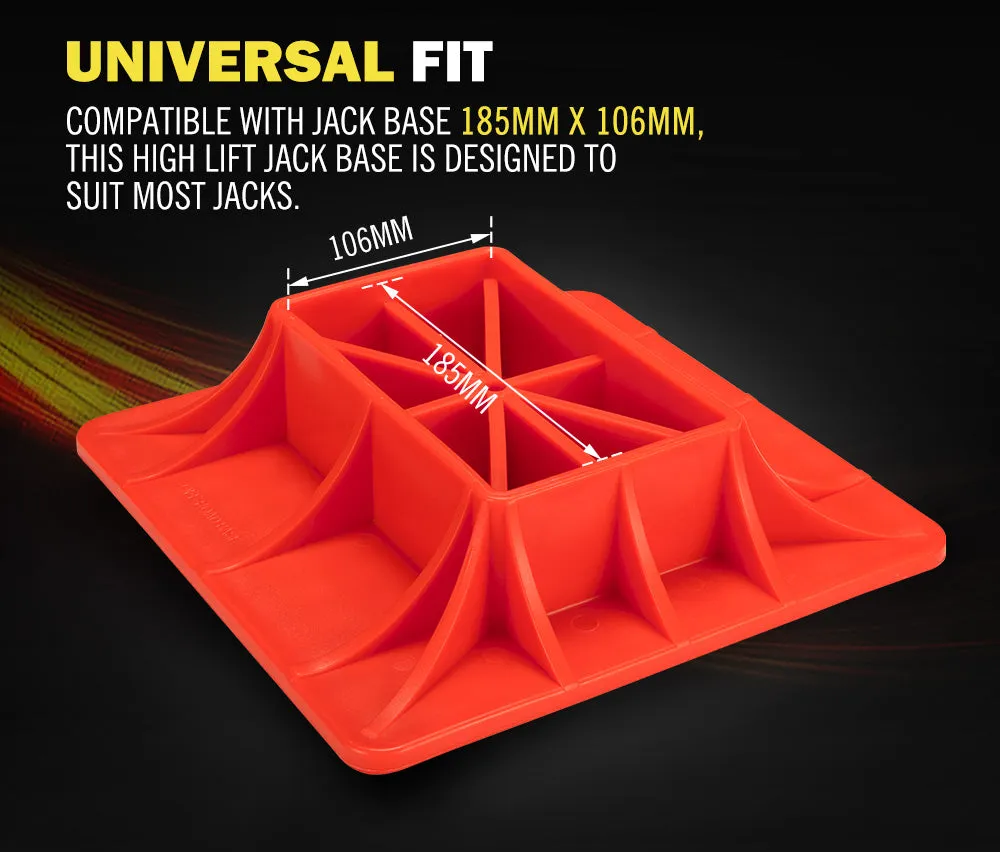 Hi Lift Jack Base Plate for Sand Mud Snow Grass 4WD 4x4 Offroad Recovery