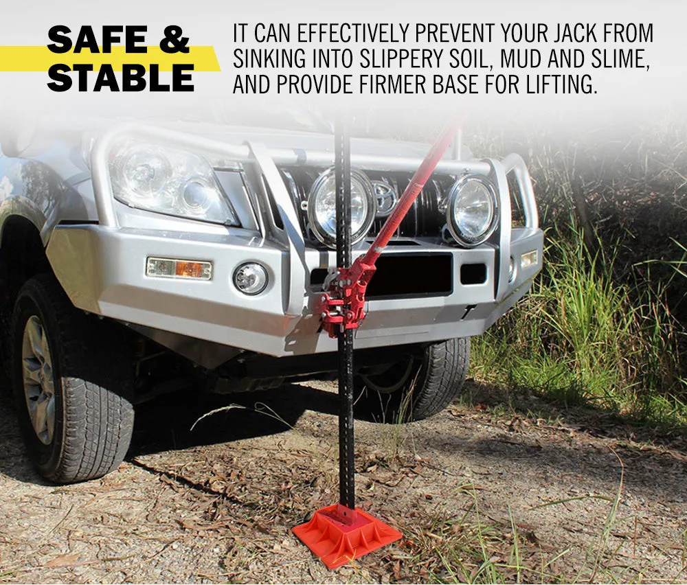 Hi Lift Jack Base Plate for Sand Mud Snow Grass 4WD 4x4 Offroad Recovery